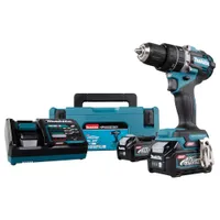 Ударная аккумуляторная дрель-шуруповерт Makita XGT BL/XPT HP002GD201